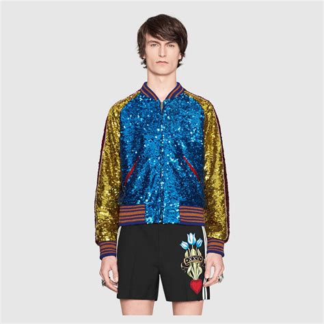 gucci mens sequin jacket|vintage Gucci jacket men's.